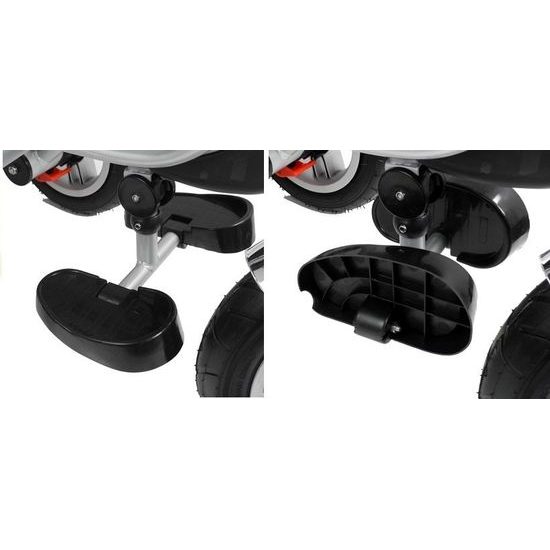 Majlo Toys multifunkční tříkolka s nafukovacími koly PRO500 černá