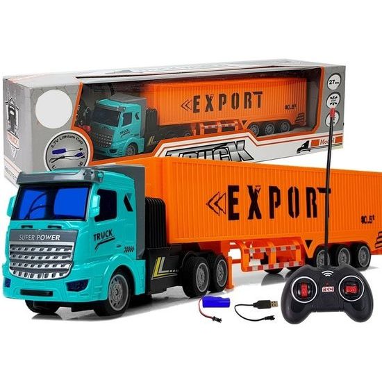 Autíčko s návěsem na dálkové ovládání Export Truck
