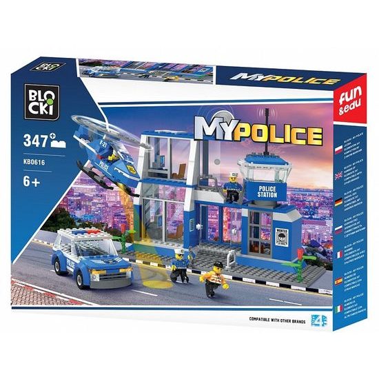 Blocki MyPolice stavebnice policejní dálniční stanice 347 dílků