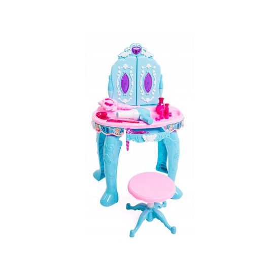 Doris dětský toaletní stoleček Magické zrcadlo modrý