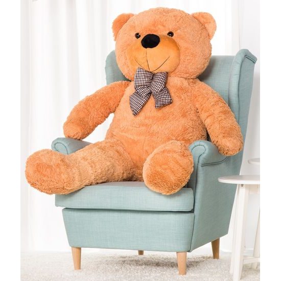 Plyšový medvěd Kvído 160 cm medový