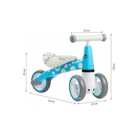 Ecotoys dětské odrážedlo Hrošík modré
