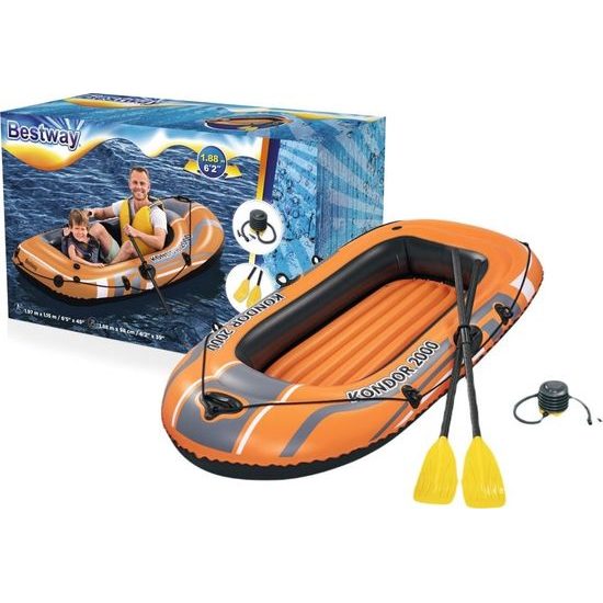Nafukovací člun Bestway kondor 188 x 98 cm s vesly