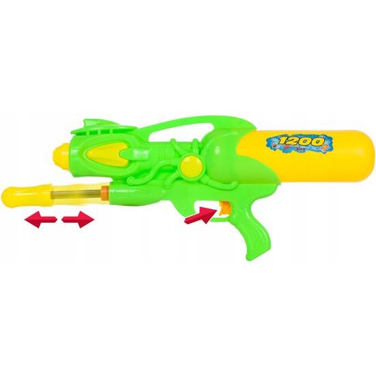 Dětská vodní pistole se zásobníkem 1200 ml Water Gun zelená