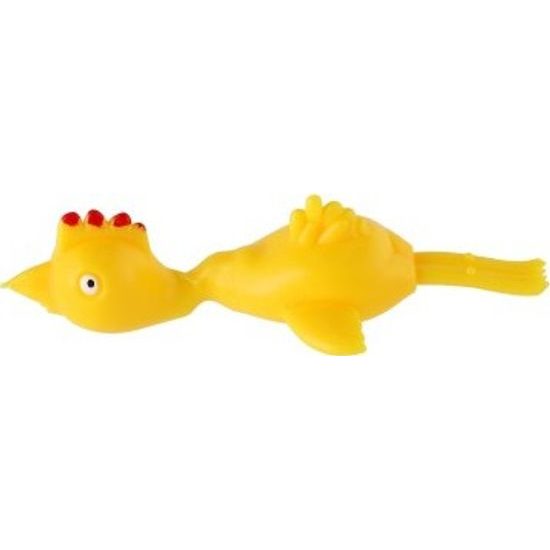 Antistresové natahovací Kuře - létací střílecí