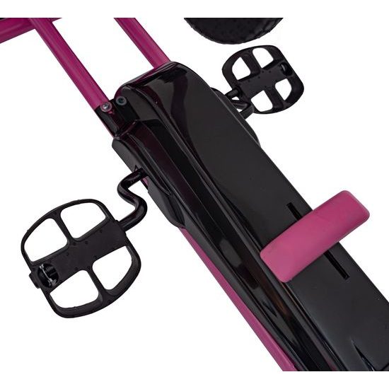 Dětská šlapací motokára s nafukovacími koly Air PerHour - růžová