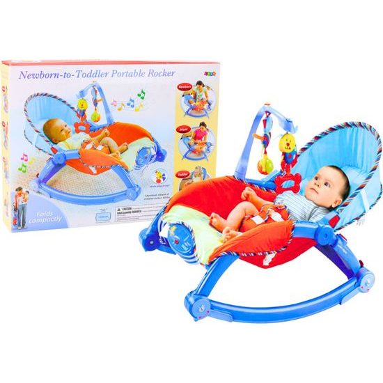 Houpací křesílko modré