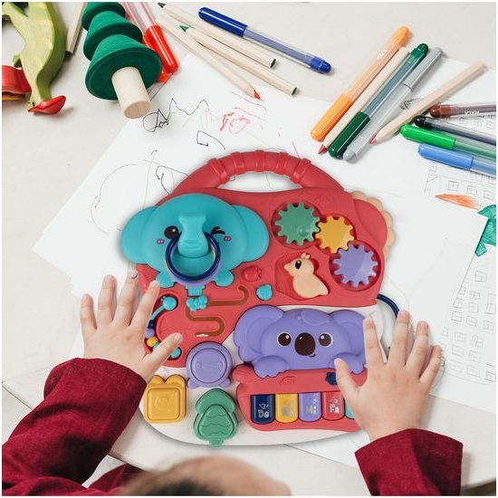 Edukační stoleček s piankem a zvuky 2v1 Koala