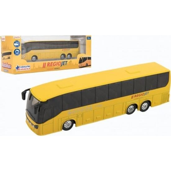 Autobus RegioJet na zpětné natažení