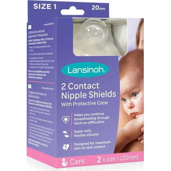 Lansinoh kontaktní chránič na bradavky 20mm 2ks