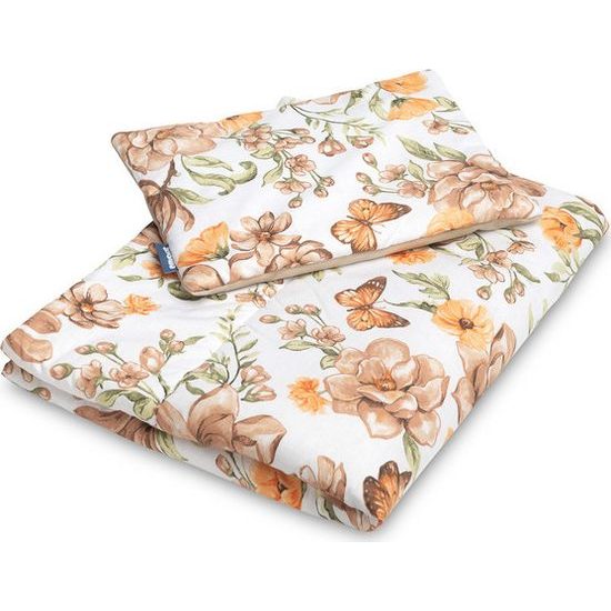 Souprava do postýlky sametová, béžová