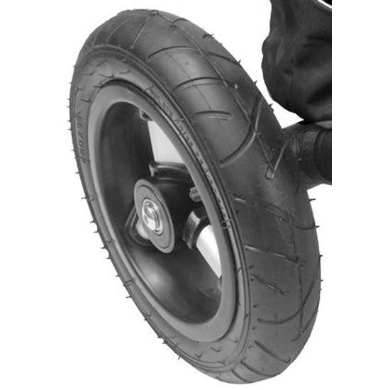 ROZBALENO Majlo Toys oboustranná tříkolka s nafukovacími koly PRO700 černá