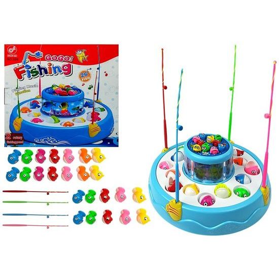 Dětská hra lovení rybiček na baterie GoGo Fishing