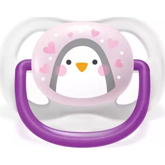 AVENT Šidítko Ultra air Zvířátko 0-6m.dívka 2ks