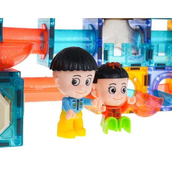 Doris magnetická stavebnice se skluzavkou Magic Magnetic 96 dílů