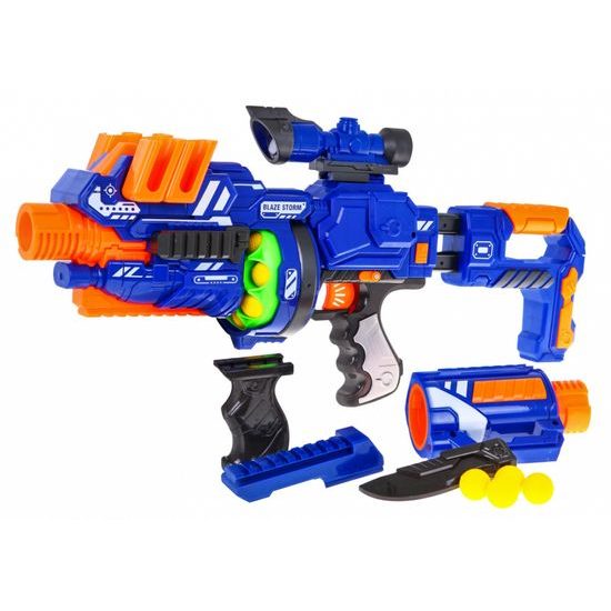 Velký dětský samopal Blaze Storm Focus s pěnovými kuličkami
