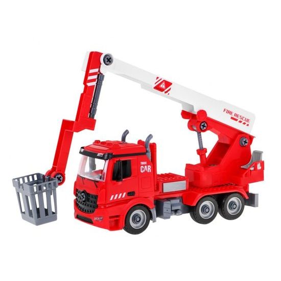 Majlo Toys požární auto se světly, zvuky s helmou Fire Team