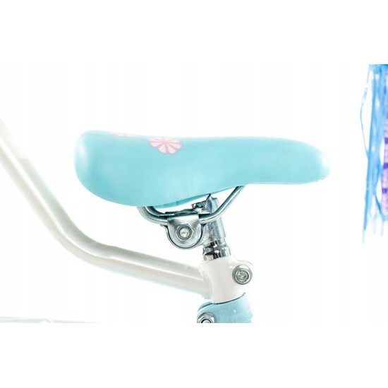 Dětské kolo Mexller Village s vodící tyčí blankytná 12"