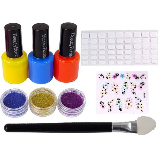 Velká dětská sada na lakování nehtů