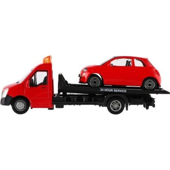 Auto/kamion Bburago odtahovka + auto - mix 6 barev