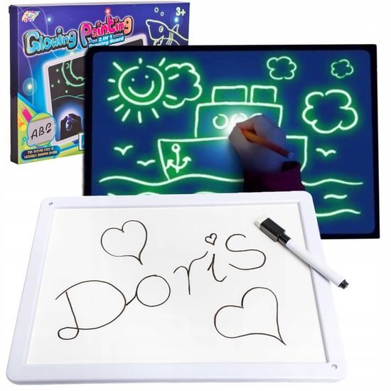 Doris kreslící LED tabulka 2v1 Glowing Painting