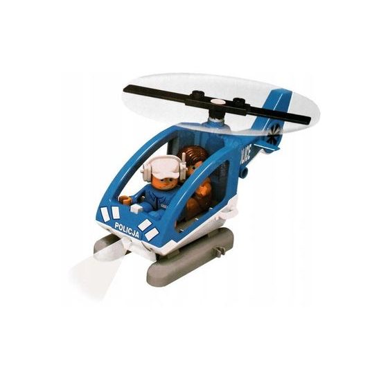 Blocki Mubi stavebnice Policejní stanice se světlem a zvukem 58 dílů