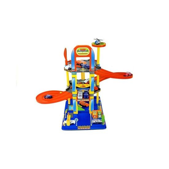 Majlo Toys parkovací garáž s výtahem + 6 autíček