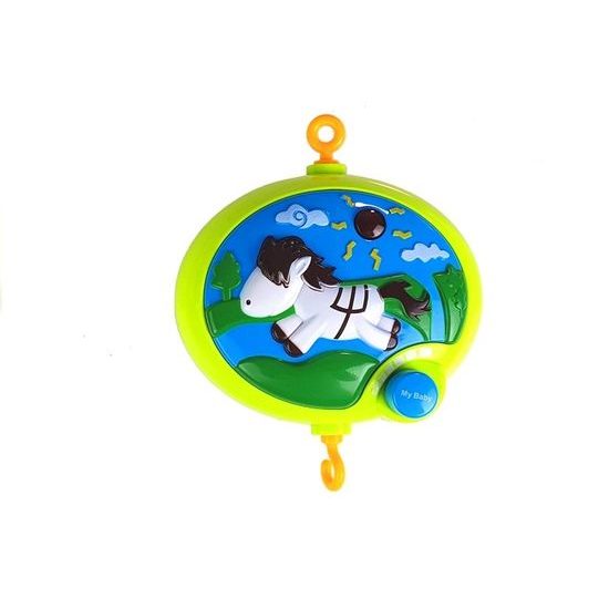 Haunger kolotoč nad postýlku s melodiemi 2v1 Rattle Toys