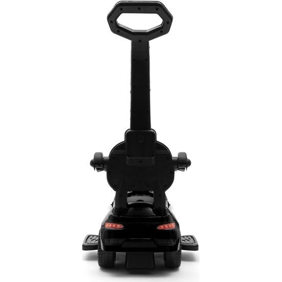 Dětské odrážedlo se zvukem a vodící tyčí Baby Mix RACER černé