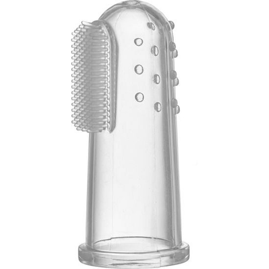 DR.BROWNS Kartáček zubní prstový masážní s pouzdrem 3m