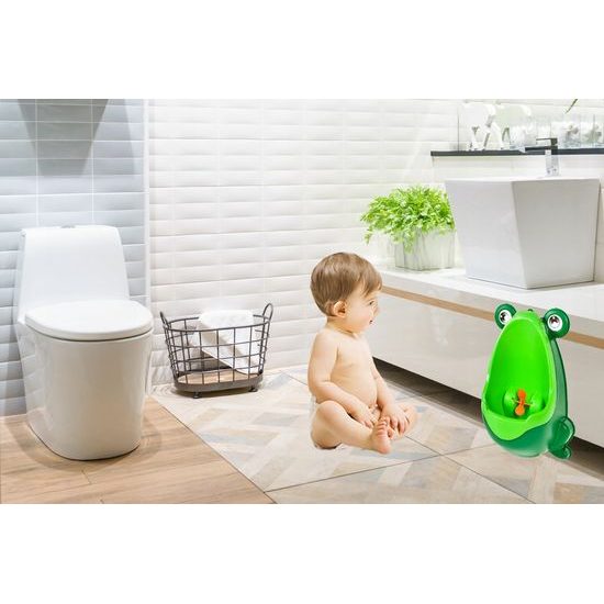 Dětský pisoár Žabka zelená II
