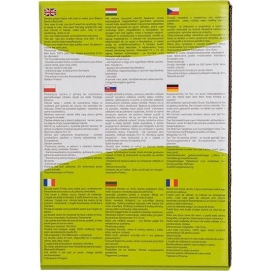 Memories rámeček s hlínou modrý