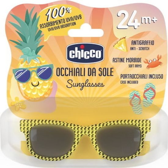Dětské sluneční brýle Chicco žluto-šedé 24+