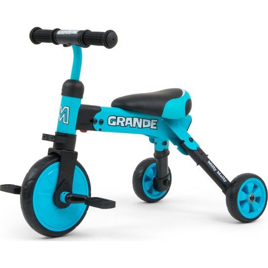 Dětská tříkolka 2v1 Milly Mally Grande blue