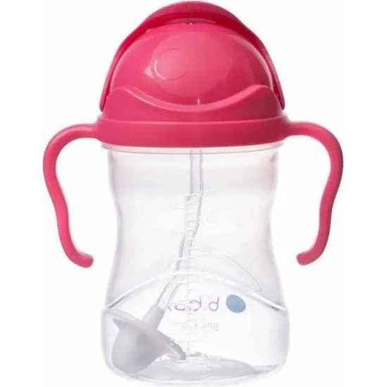 B.box Hrneček s brčkem, Malina 240 ml