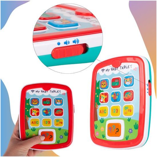 Huile Toys interaktivní dětský tablet pro nejmenší MyBaby Tablet