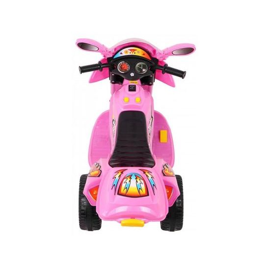 Dětská elektrická tříkolka Racing Pink