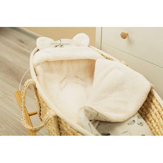 Zimní fusak do kočárku/ do autosedačky - olivy