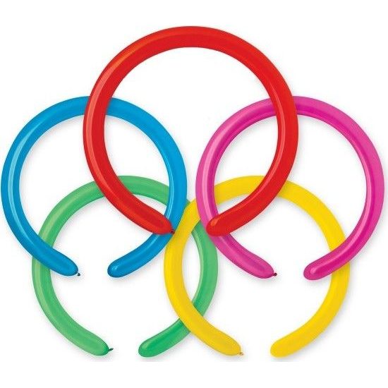 Balonky nafukovací had modelovací 100ks