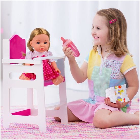 Interaktivní mluvící panenka s příslušenstvím Lucky Doll 33 cm