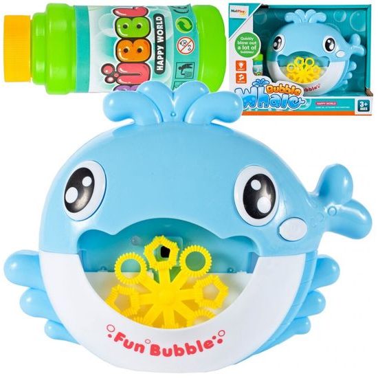 Dětský bublinkovač Bubble Whale modrý