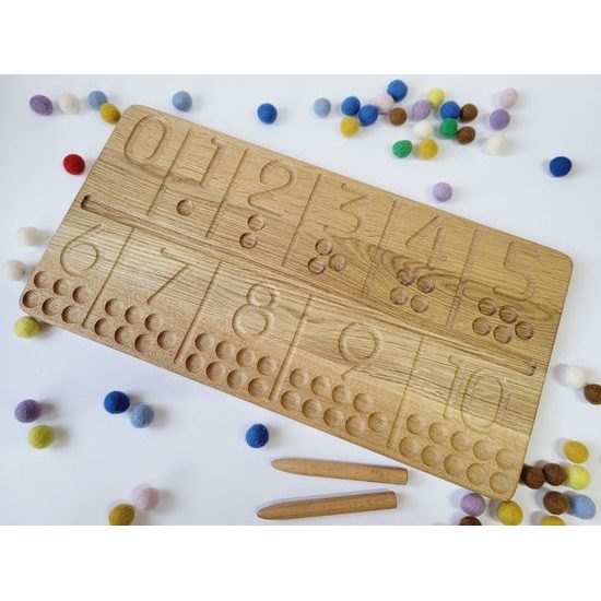 Deska XL - sled čísel 1-10