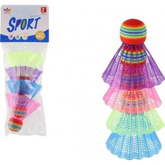 Košíčky na badminton barevné 4ks