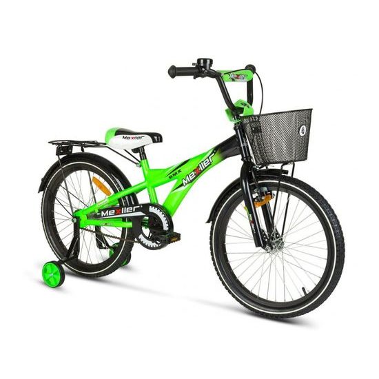 Mexller dětské kolo BMX 20" černozelený lesk