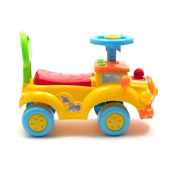 Baby Mix dětské odrážedlo Vláček se zvukem žluté