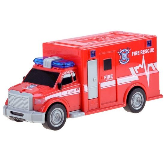 Dětské požární auto se světly a zvuky City Rescue 1:20