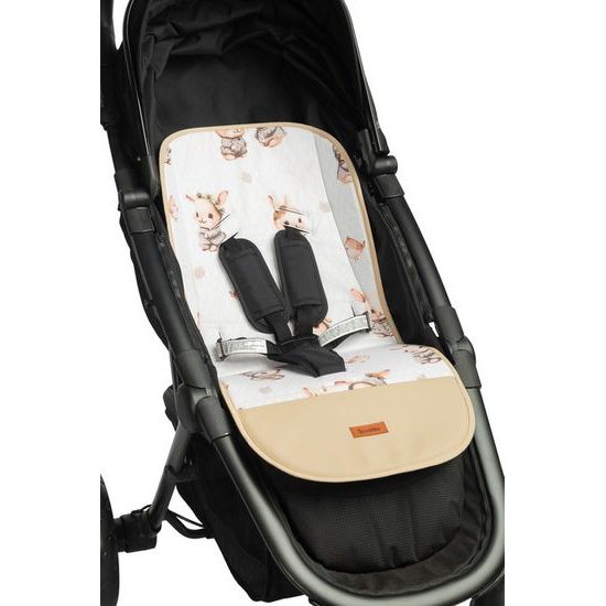 Vložka do kočárku univerzální Králiček, meruňková