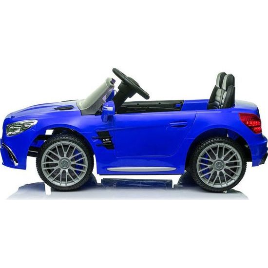 Elektrické auto Mercedes SL65 S modré lakované LCD