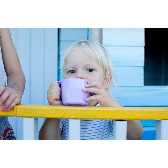 Dětský anatomický hrníček Doidy cup hasičská červená