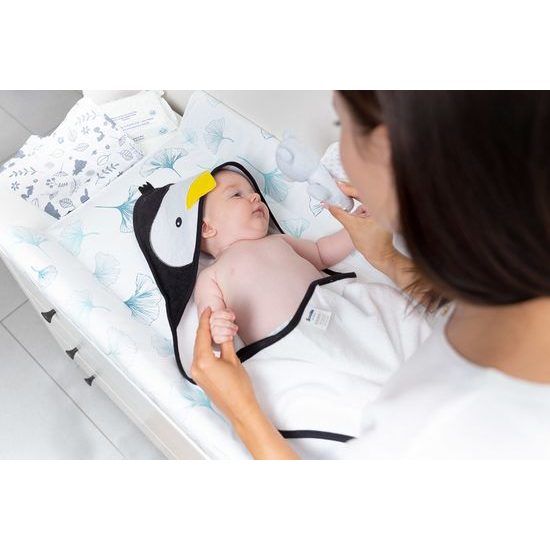 Dětská osuška Sensillo Water Friends 100x100 cm grey bear